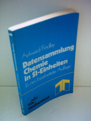 Imagen de archivo de Datensammlung Chemie In SI-Einheiten a la venta por Buchpark