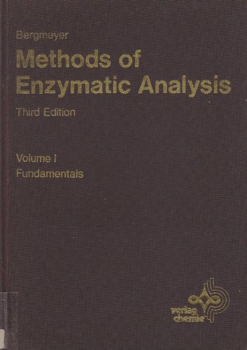 Imagen de archivo de Methods of Enzymatic Analysis Vol. 1 : Fundamentals a la venta por Better World Books Ltd