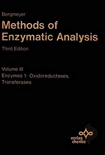 9783527260430: Methods of Enzymatic Analysis, Enzymes 1: Oxidoreductases, Transferases