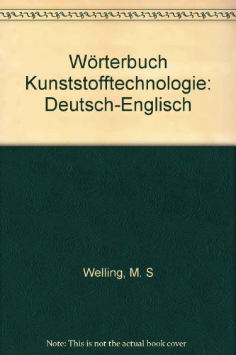 Imagen de archivo de parat Wrterbuch Kunststofftechnologie Deutsch - Englisch a la venta por Mispah books