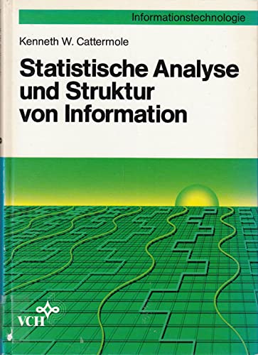 Beispielbild fr Statistische Analyse und Struktur von Information zum Verkauf von Martin Preu / Akademische Buchhandlung Woetzel