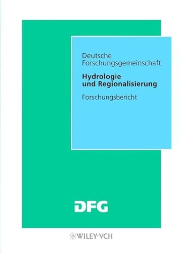 Imagen de archivo de Hydrologie und Regionalisierung. Ergebnisse eines Schwerpunktprogramms 1992-1998 a la venta por medimops