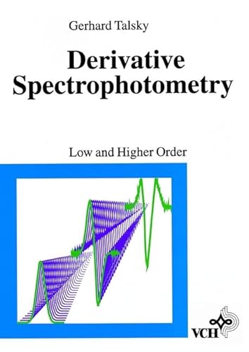 9783527282944: Derivative Spectrophotometry of First and Higher Orders