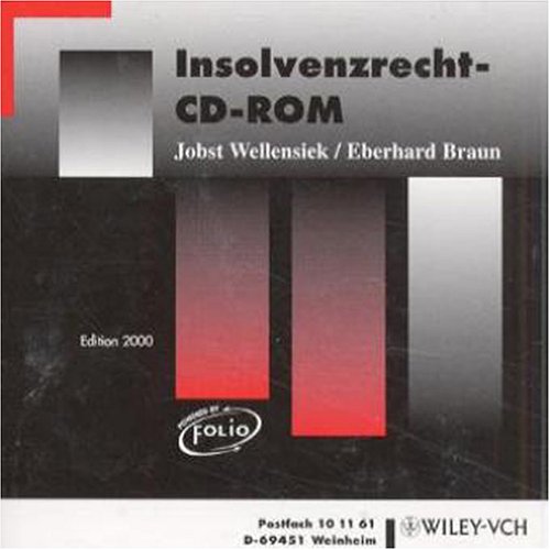 Insolvenzrecht-CD-ROM: Edition 1999 (German Edition) (9783527288861) by Wellensiek, Jobst; Braun, Eberhard
