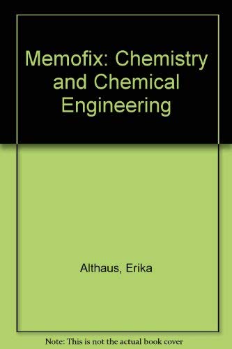 Stock image for Memofix - Chemistry and Chemical Engineering for sale by Buchpark