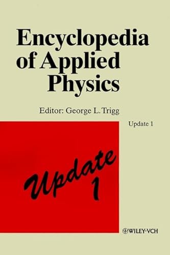 Stock image for Encyclopedia of Applied Physics, Update 1 Trigg, George L. and Immergut, Edmund H. for sale by CONTINENTAL MEDIA & BEYOND