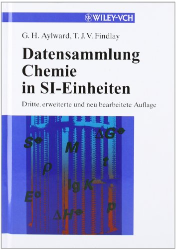 Imagen de archivo de Datensammlung Chemie in SI-Einheiten a la venta por medimops