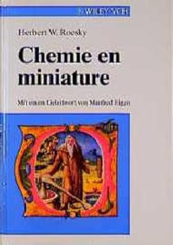 Beispielbild fr Chemie en miniature zum Verkauf von medimops