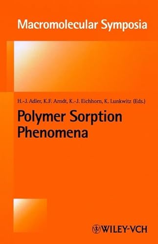 Stock image for Polymer Sorption Phenomena (Macromolecular Symposia, 145) for sale by Zubal-Books, Since 1961