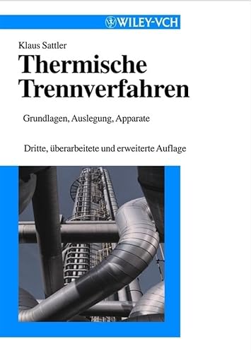 9783527302437: Thermische Trennverfahren