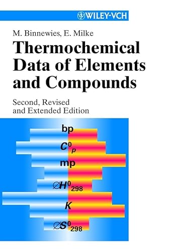 Thermochemical Data of Elements and Compounds (9783527305247) by Binnewies, Michael; Milke, E.