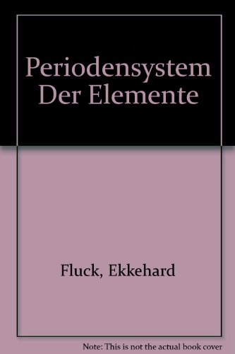 9783527305285: Periodensystem Der Elemente