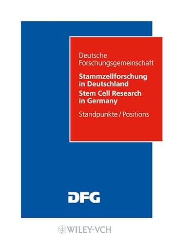 9783527319084: Stammzellforschung in Deutschland: Moglichkeiten Und Perspektiven (Kommissionsmitteilungen Der DFG)