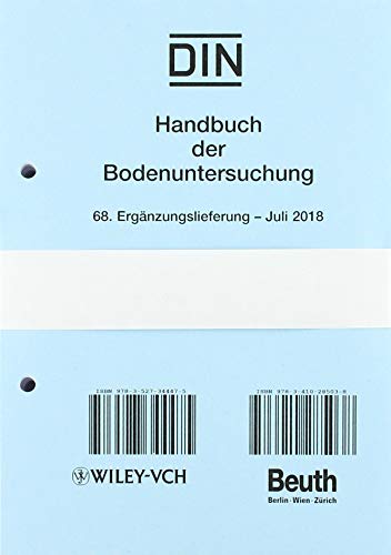 9783527344475: Blume, Handbuch der Bodenuntersuchung, 68. Lieferung