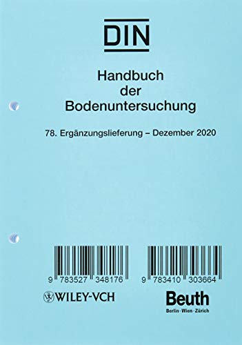 9783527348176: Handbuch der Bodenuntersuchung: 78. Ergnzungslieferung