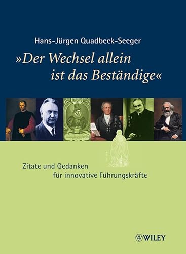 9783527503438: Der Wechsel Allein Ist Das Bestandige (German Edition)