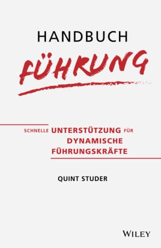 9783527510665: Handbuch Fuhrung: Schnelle Unterstutzung fur dynamische Fuhrungskrafte: Schnelle Untersttzung fr dynamische Fhrungskrfte