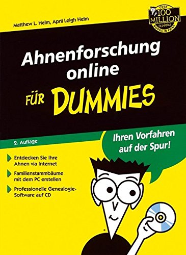 9783527701209: Ahnenforschung Online Fur Dummies