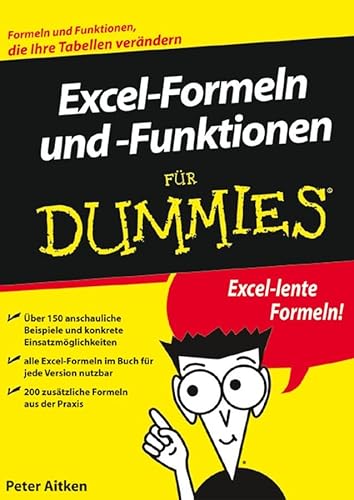 Beispielbild fr Excel-Formeln und -Funktionen fr Dummies von Ken Bluttman (Autor), Peter G. Aitken zum Verkauf von BUCHSERVICE / ANTIQUARIAT Lars Lutzer