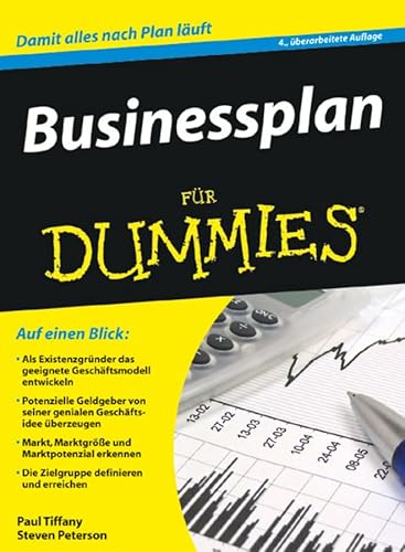 Businessplan für Dummies - Tiffany, Paul, Peterson, Steven D.