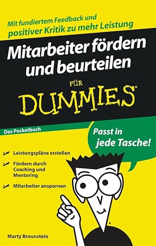 Stock image for Mitarbeiter frdern und beurteilen fr Dummies Das Pocketbuch for sale by medimops