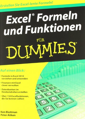 Stock image for Excel Formeln und Funktionen fr Dummies (Fur Dummies) for sale by medimops