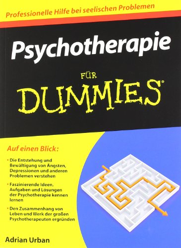 Psychotherapie für Dummies. - Urban, Adrian