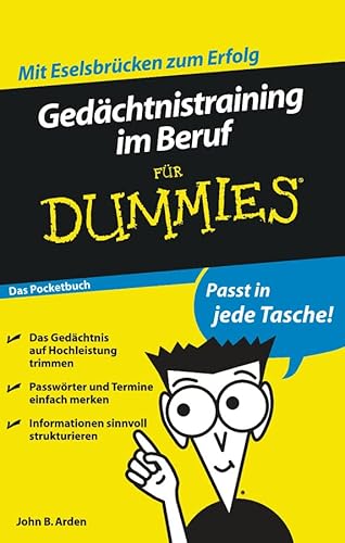 Beispielbild fr Gedchtnistraining im Beruf fr Dummies Das Pocketbuch (Fur Dummies) zum Verkauf von medimops