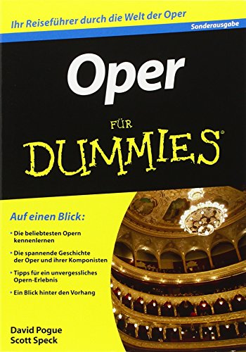Beispielbild fr Oper fr Dummies (Fur Dummies) zum Verkauf von medimops