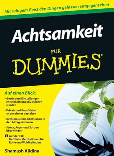 Beispielbild fr Achtsamkeit fur Dummies (Für Dummies) zum Verkauf von AwesomeBooks