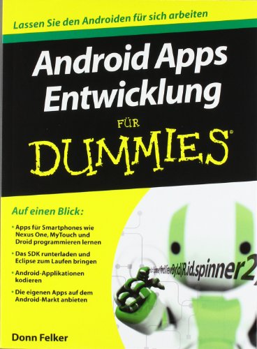 Android Apps Entwicklung fÃ¼r Dummies (German Edition) (9783527707324) by Franken, Gerhard