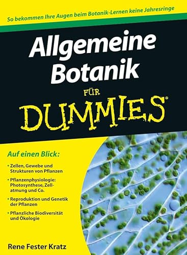 Allgemeine Botanik für Dummies (Fur Dummies) - Kratz, Rene Fester