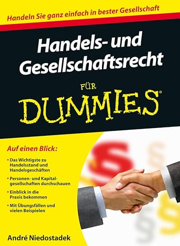 Stock image for Handels- und Gesellschaftsrecht fr Dummies (Fur Dummies) for sale by medimops