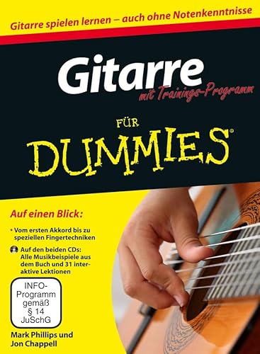 Stock image for Gitarre fr Dummies mit Trainings-Programm (Fur Dummies) for sale by medimops