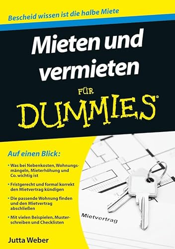 Stock image for Mieten und vermieten fr Dummies (Fur Dummies) for sale by medimops