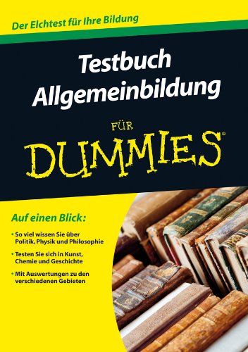 Imagen de archivo de Testbuch Allgemeinbildung fr Dummies (Fur Dummies) a la venta por medimops