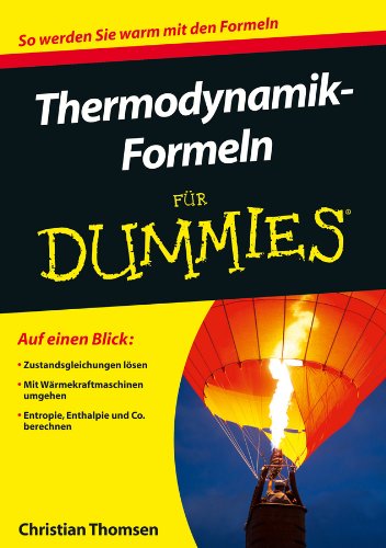 Beispielbild fr Thermodynamik-Formeln fr Dummies: (Fur Dummies) zum Verkauf von medimops
