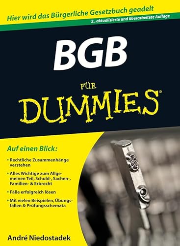 9783527709984: BGB fr Dummies (German Edition)
