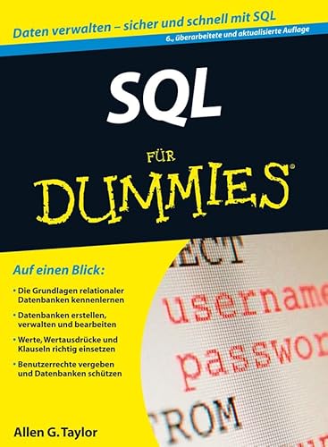 9783527710201: SQL fr Dummies (Fr Dummies)