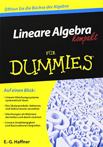 Beispielbild fr Lineare Algebra Kompakt Fr Dummies zum Verkauf von Blackwell's