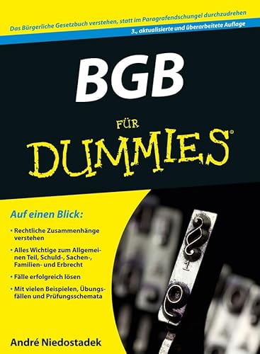 9783527712038: BGB Fur Dummies (German Edition)