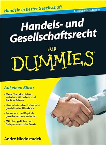 Stock image for Handels- und Gesellschaftsrecht fr Dummies for sale by medimops