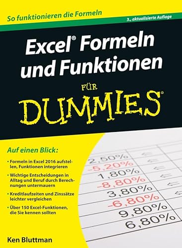 9783527712922: Excel Formeln und Funktionen fr Dummies