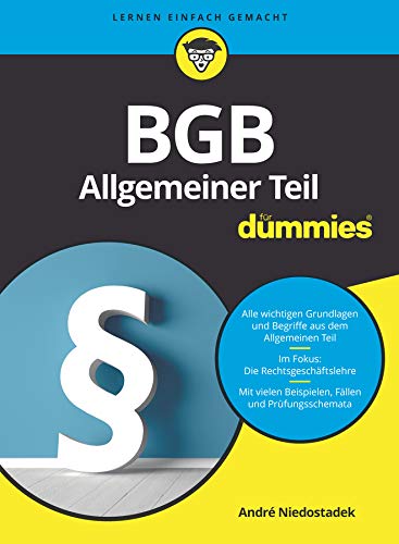 Stock image for BGB Allgemeiner Teil fr Dummies for sale by medimops