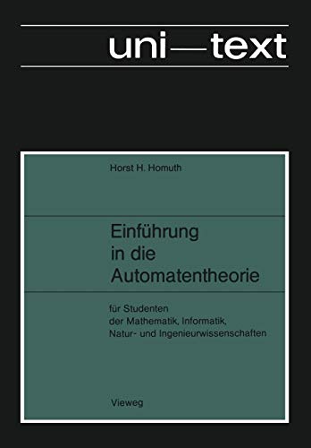 9783528030315: Einfhrung in die Automatentheorie: Fr Studenten der Mathematik, Informatik, Natur- und Ingenieurwissenschaften (German Edition)