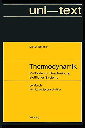 Stock image for Thermodynamik for sale by Chiron Media