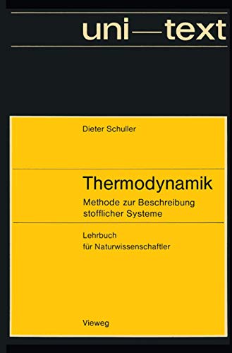 Stock image for Thermodynamik for sale by Chiron Media