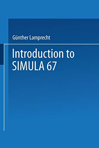 Imagen de archivo de Introduction to SIMULA 67 (German Edition) a la venta por Lucky's Textbooks