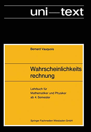 Stock image for Wahrscheinlichkeitsrechnung for sale by Chiron Media
