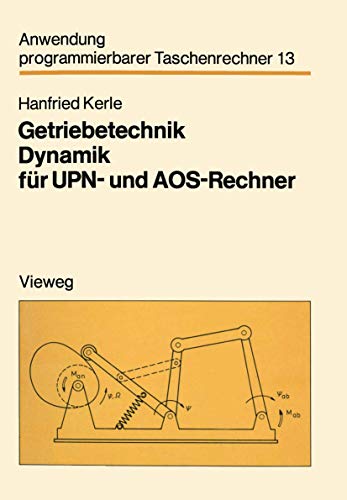 Beispielbild fr Getriebetechnik Dynamik für UPN- und AOS-Rechner zum Verkauf von Ria Christie Collections